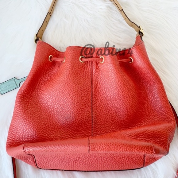 Coach Legacy Dream Drawstring Pebble Leather Bag - Picture 15 of 16